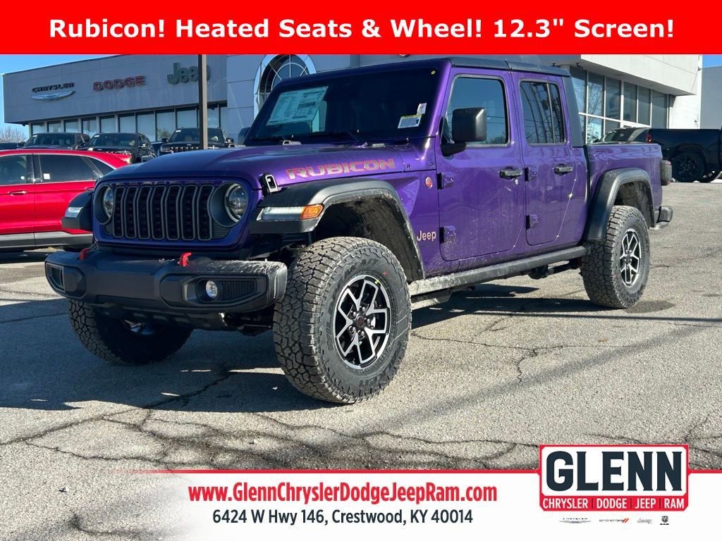 New 2026 Jeep Gladiator Rubicon w/ Steel Power Dome Hood Package image 1