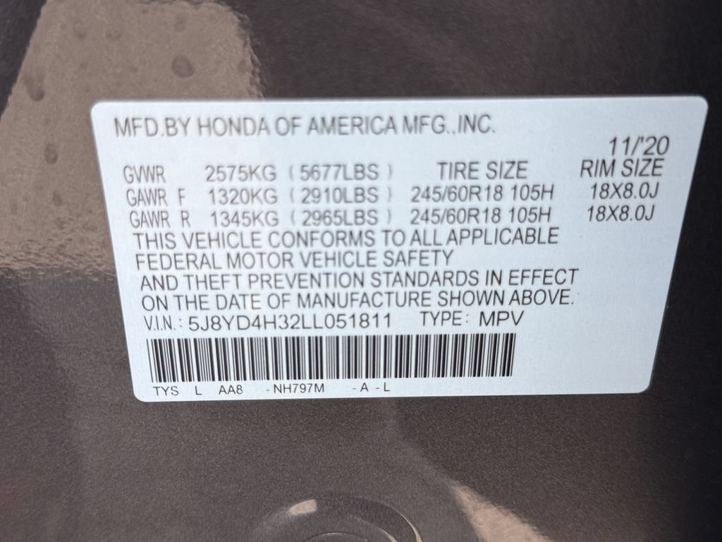 Used 2020 Acura MDX SH-AWD image 22