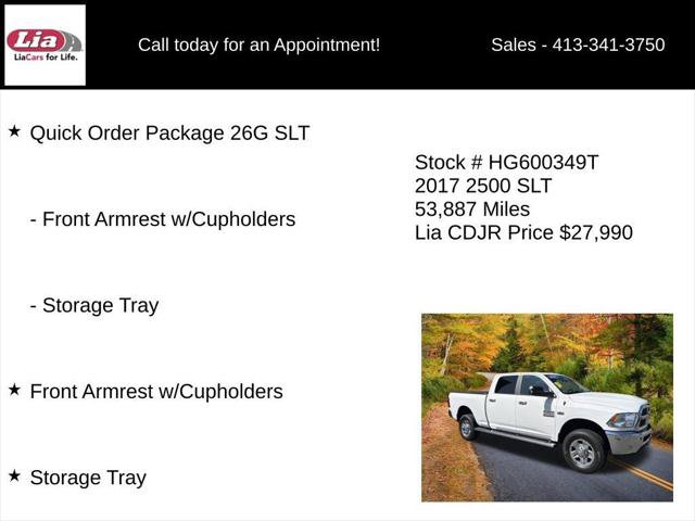 Certified 2017 RAM 2500 SLT AWD/4WD image 6