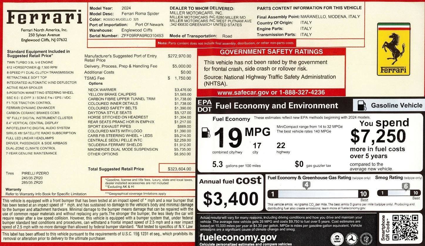 Certified 2024 Ferrari Roma Spider image 2
