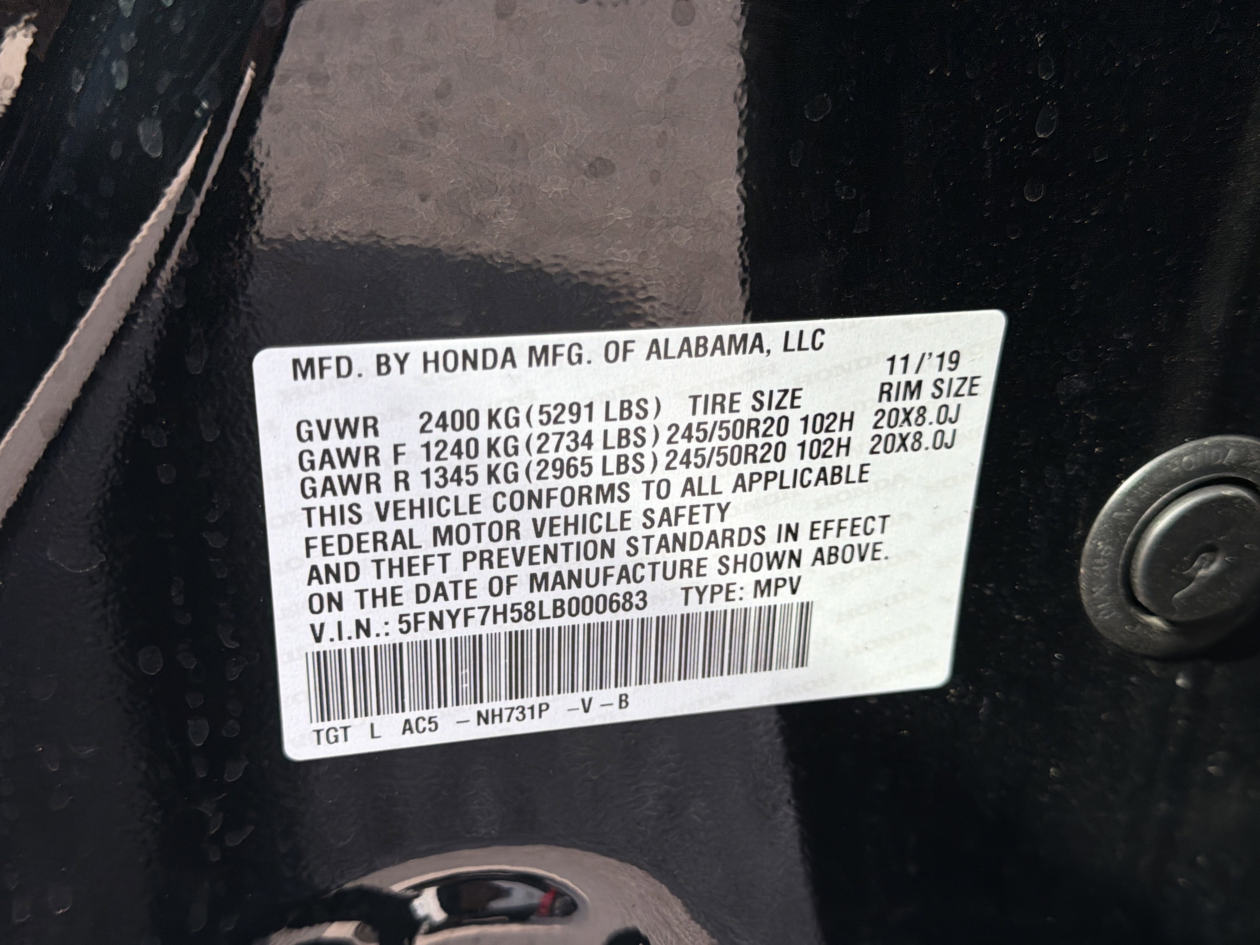 Used 2020 Honda Passport EX-L image 37