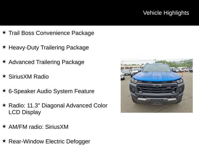 Used 2023 Chevrolet Colorado Trail Boss w/ Advanced Trailering Package AWD/4WD image 12