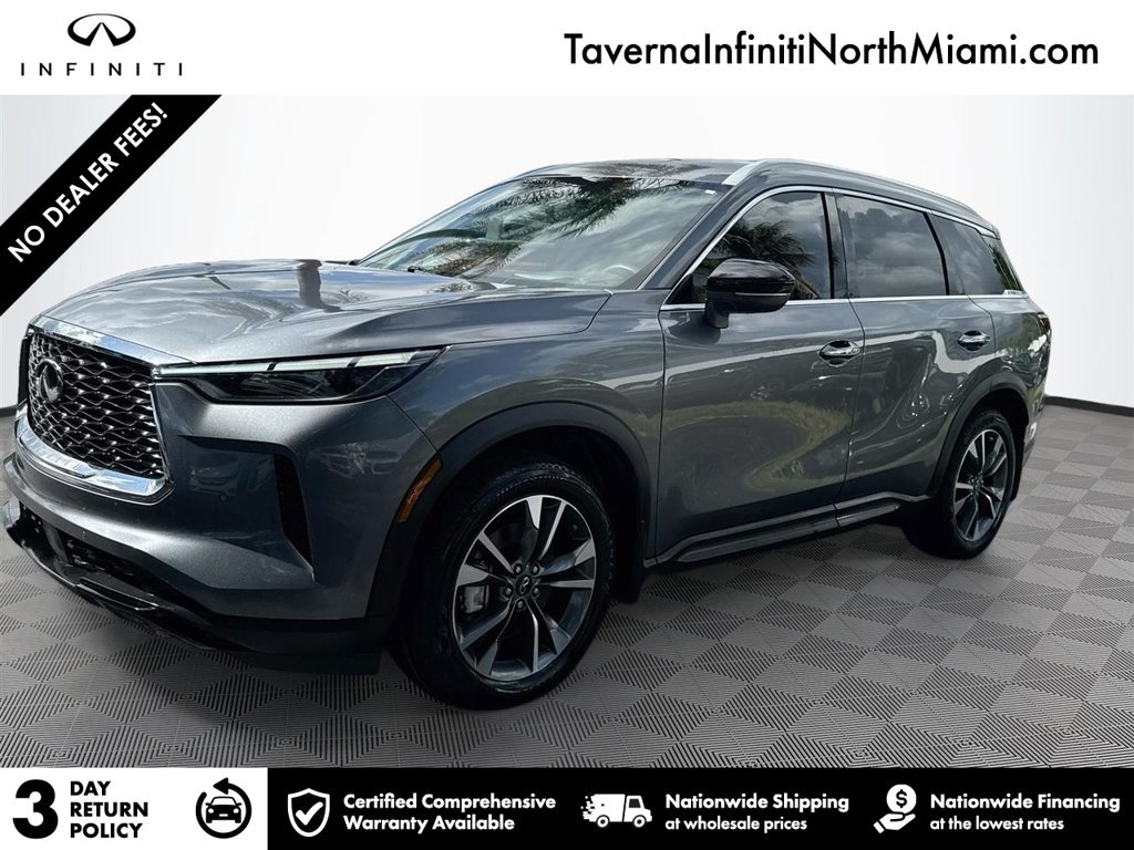 Certified 2023 INFINITI QX60 Luxe w/ Vision Package FWD image 1