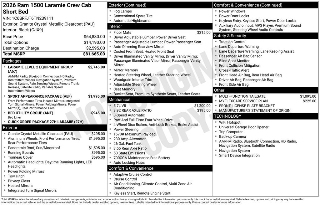 New 2026 RAM 1500 Laramie image 6