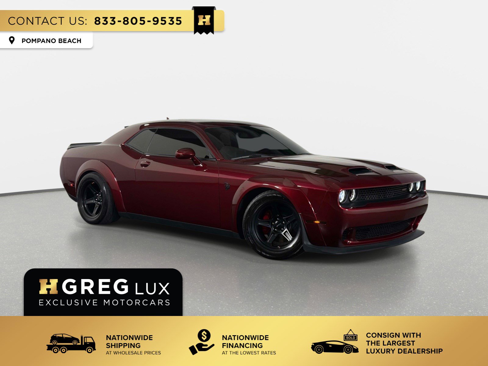 Used 2018 Dodge Challenger SRT Hellcat RWD image 1