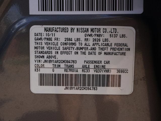 Used 2012 INFINITI M37 x w/ Deluxe Touring Pkg AWD/4WD image 46