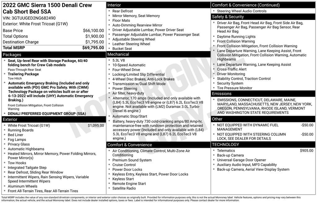 Used 2022 GMC Sierra 1500 Denali image 42