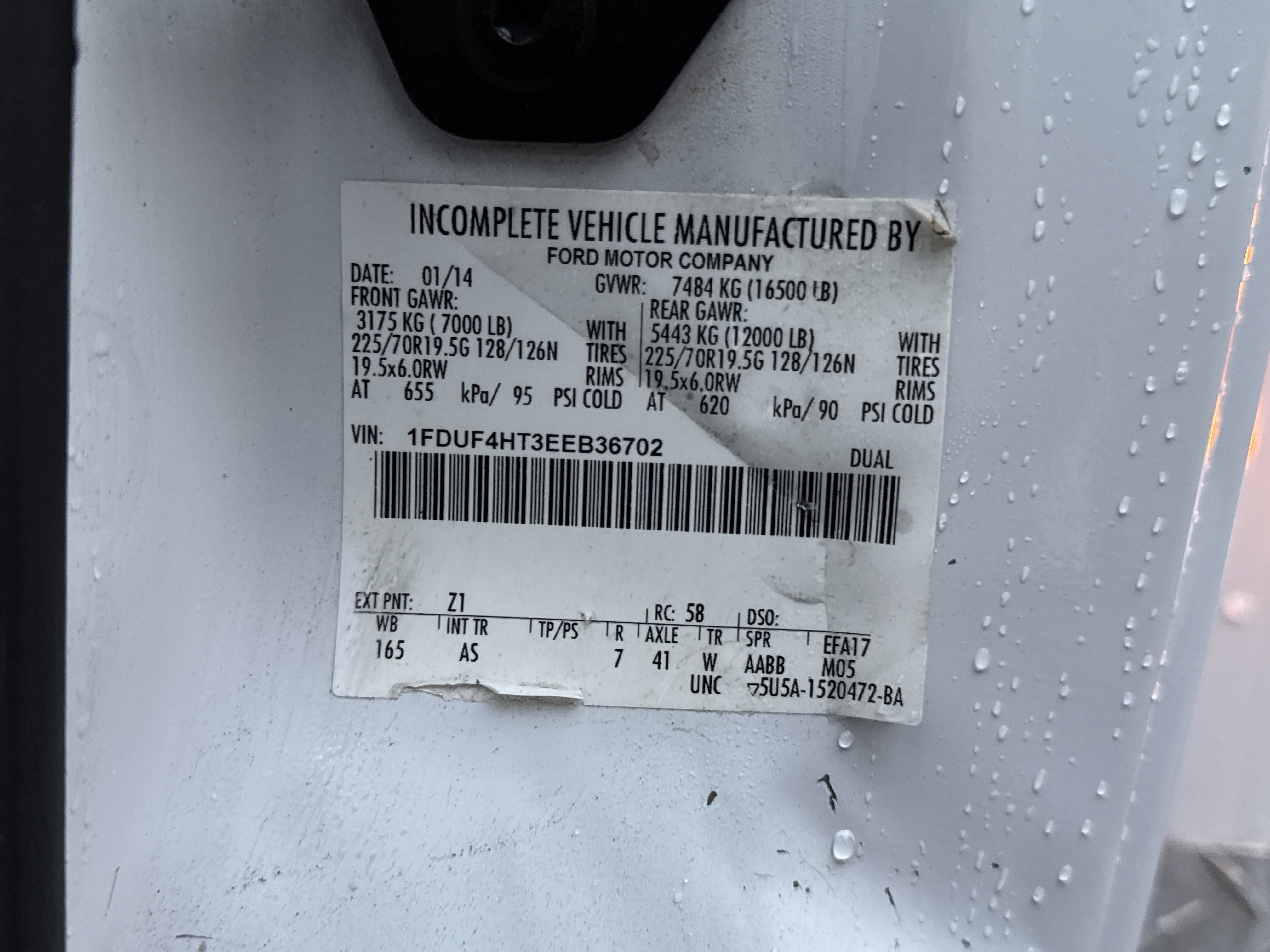 Used 2014 Ford F450 XL w/ Snow Plow Prep Package image 29