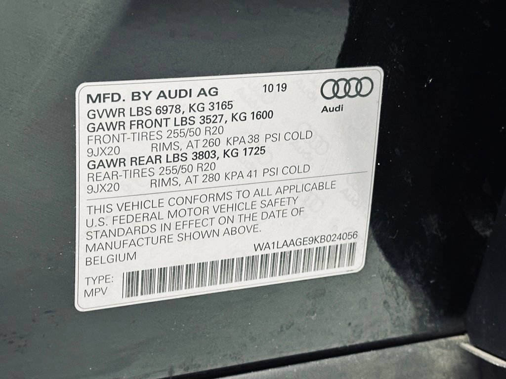 Used 2019 Audi e-tron Premium Plus w/ Cold Weather Package AWD/4WD image 45