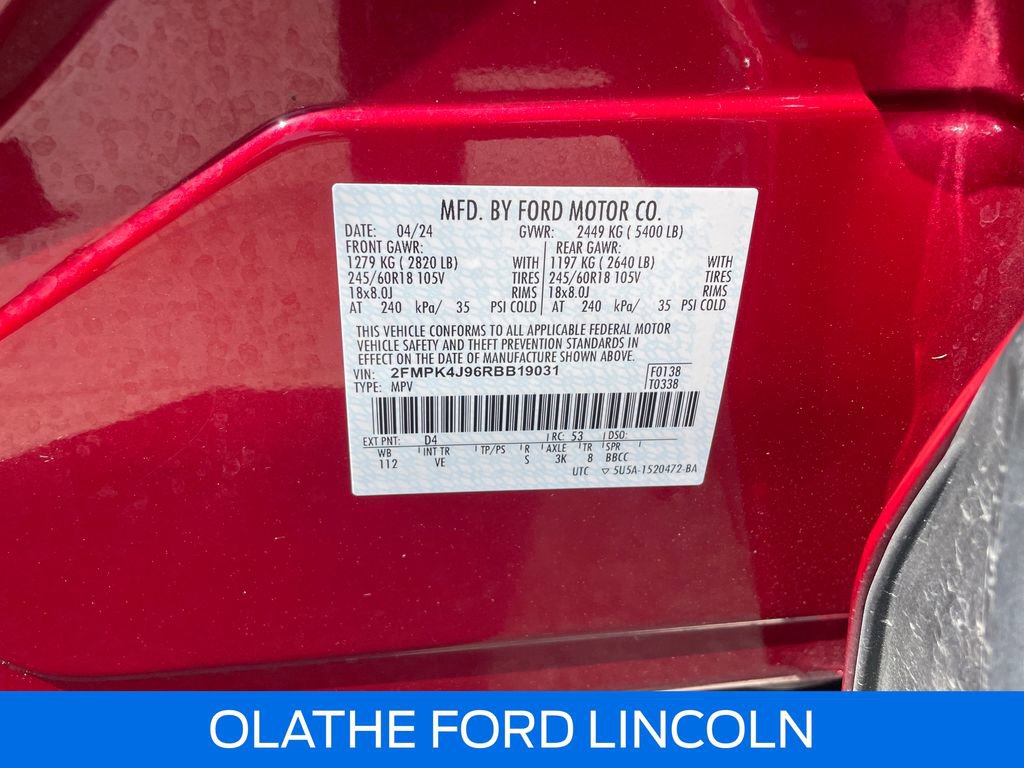Certified 2024 Ford Edge SEL w/ Convenience Package AWD/4WD image 16