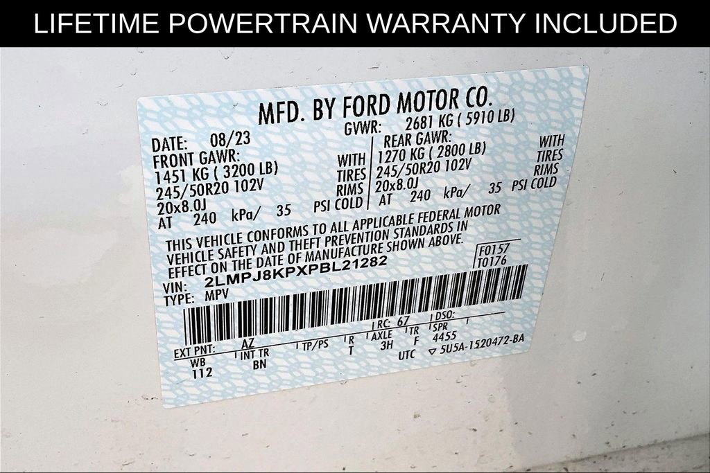 Used 2023 Lincoln Nautilus Reserve w/ Equipment Group 201A image 32