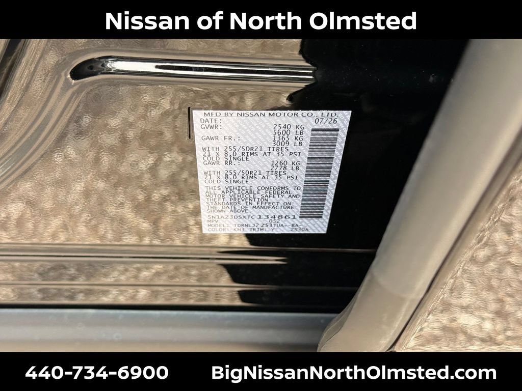 New 2026 Nissan Murano Platinum w/ Cargo Package AWD/4WD image 20