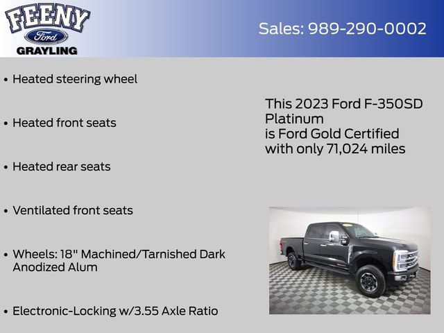 Used 2023 Ford F350 Platinum w/ Tremor Off-Road Package AWD/4WD image 18