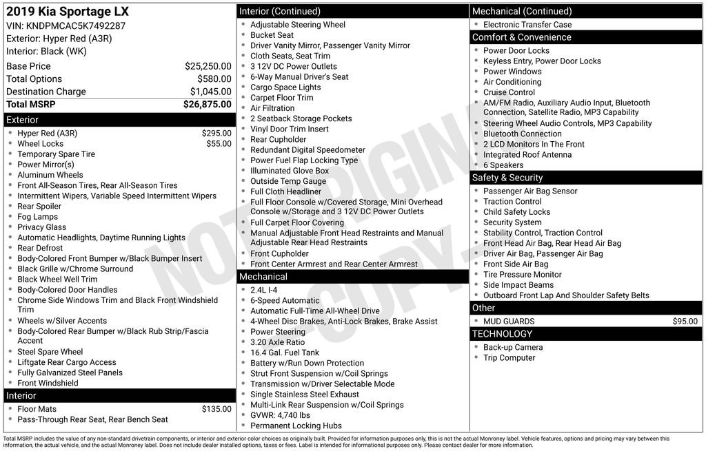Used 2019 Kia Sportage LX image 34