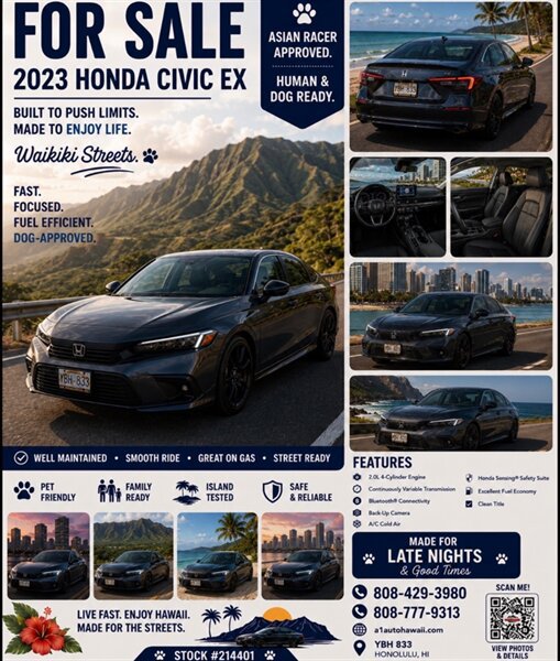 Used 2023 Honda Civic Sport