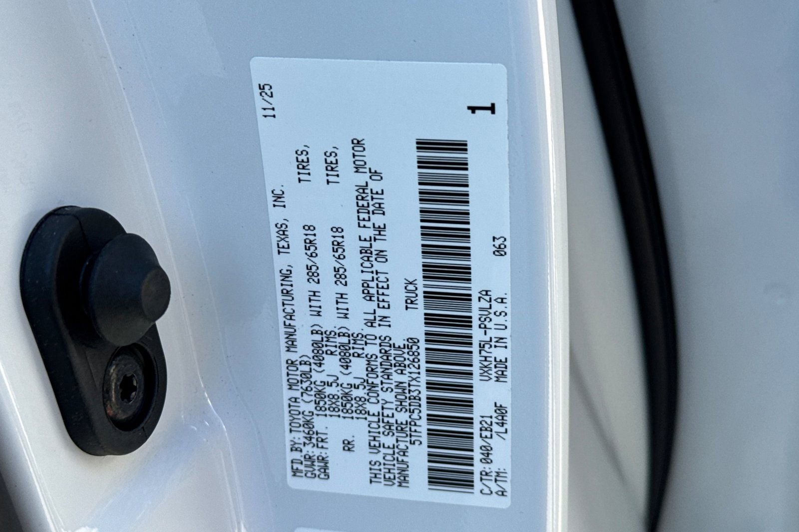 Used 2026 Toyota Tundra TRD Pro AWD/4WD image 29