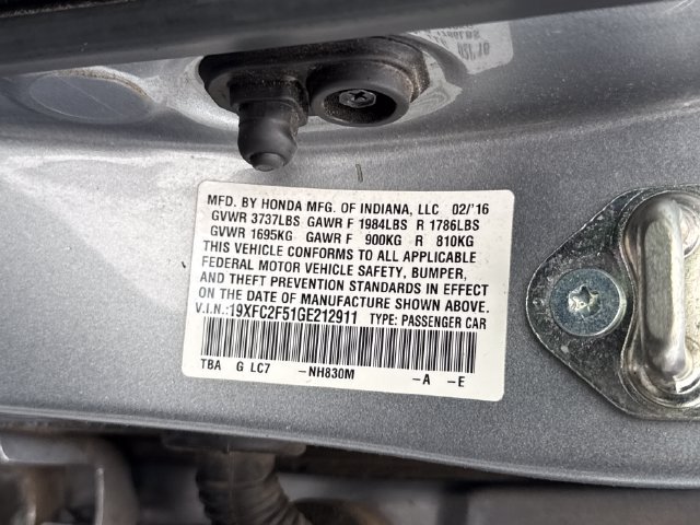 Used 2016 Honda Civic LX image 19