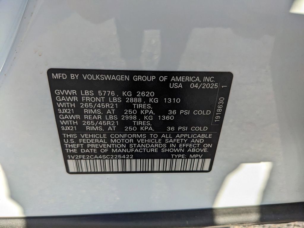 Used 2025 Volkswagen Atlas Cross Sport SEL Premium R-Line AWD/4WD image 37