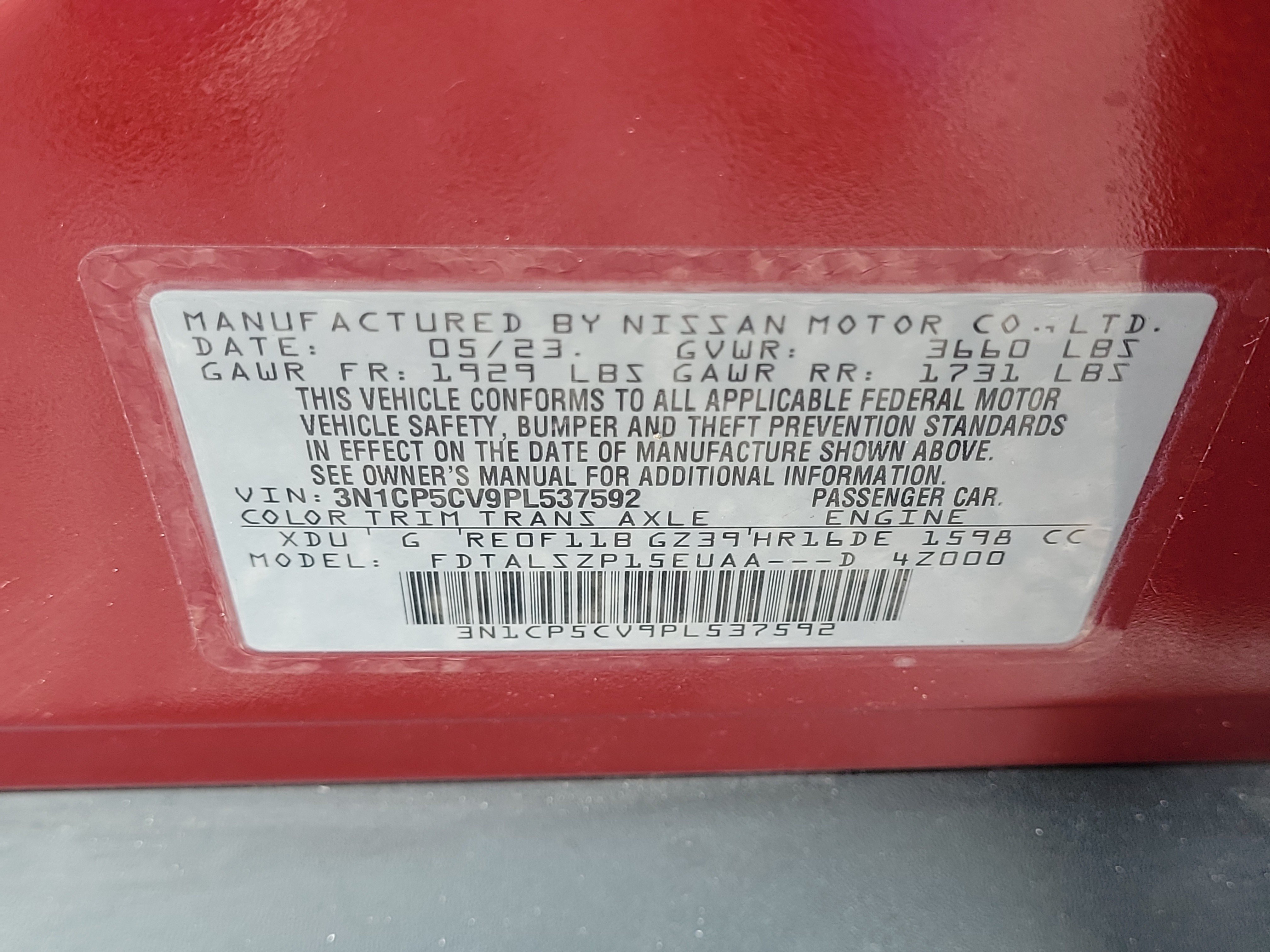 Certified 2023 Nissan Kicks SV FWD image 23