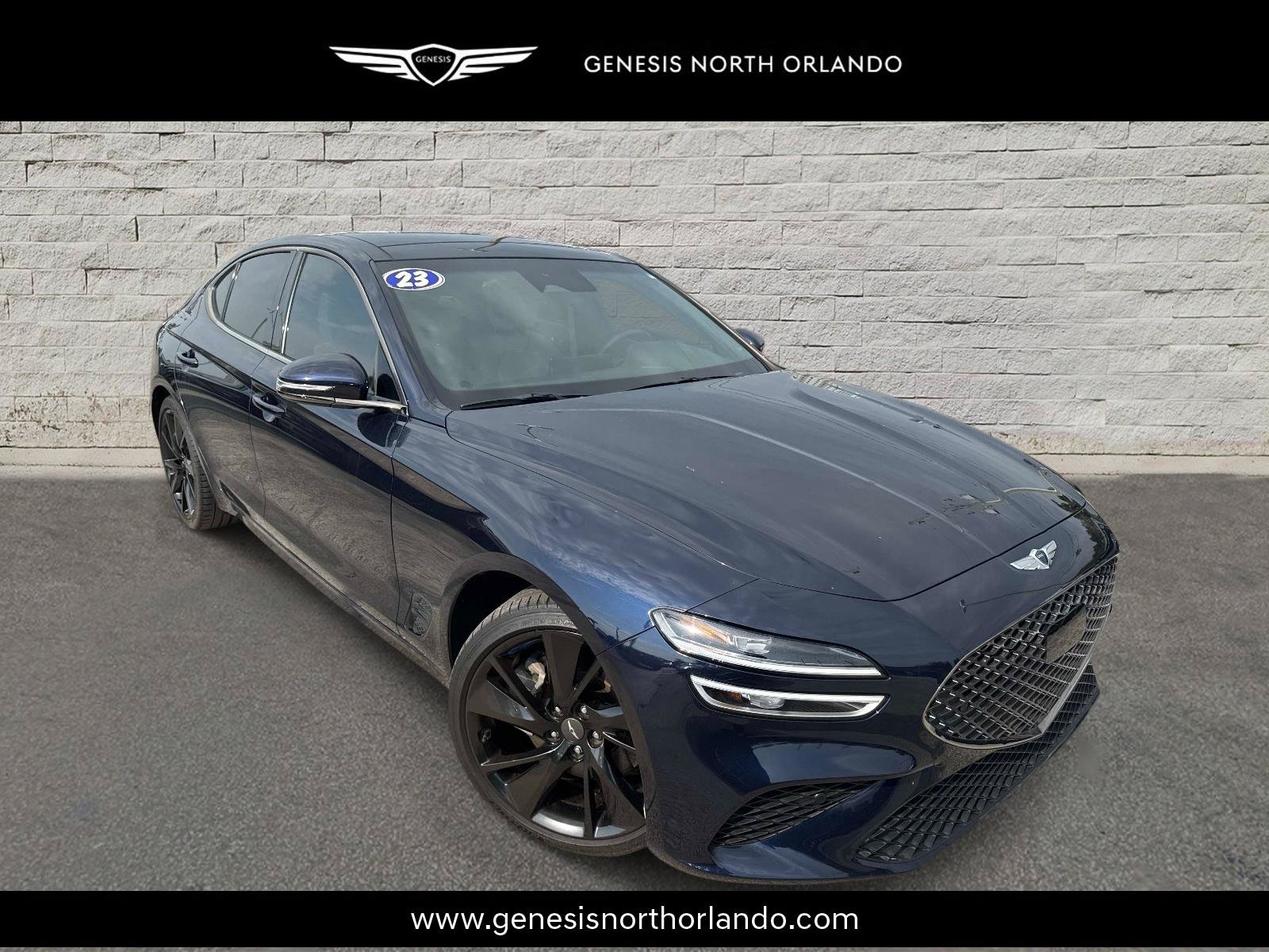 Certified 2023 Genesis G70 3.3T w/ Sport Advanced Package RWD image 1