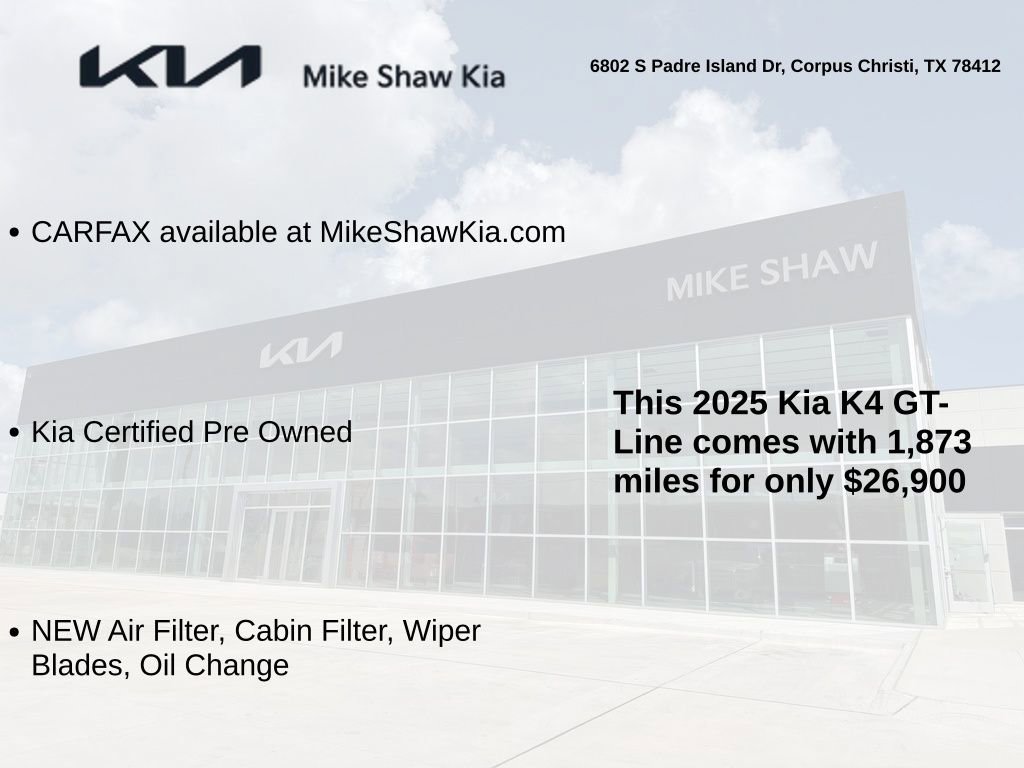 Used 2025 Kia K4 GT-Line w/ GT-Line Premium Package FWD image 3