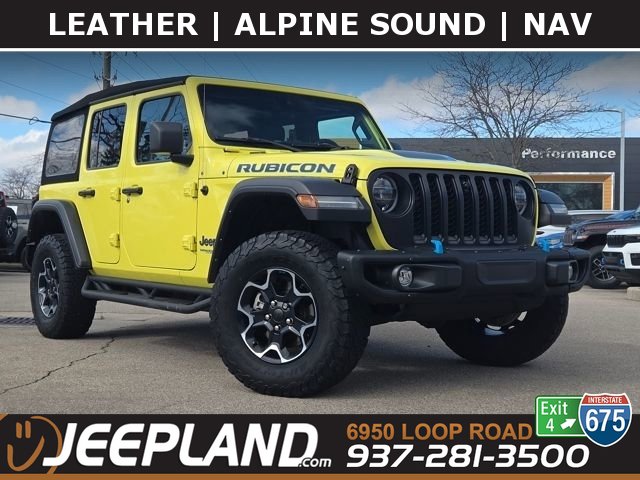 Used 2022 Jeep Wrangler Unlimited Rubicon 4xe w/ Steel Bumper Group image 1