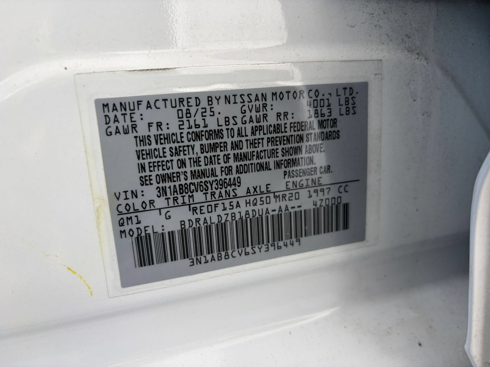 Used 2025 Nissan Sentra SV FWD image 28