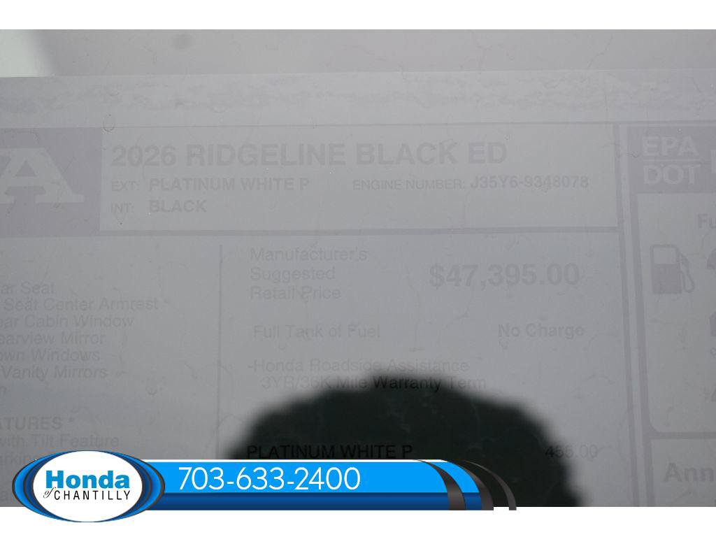 New 2026 Honda Ridgeline Black Edition image 38