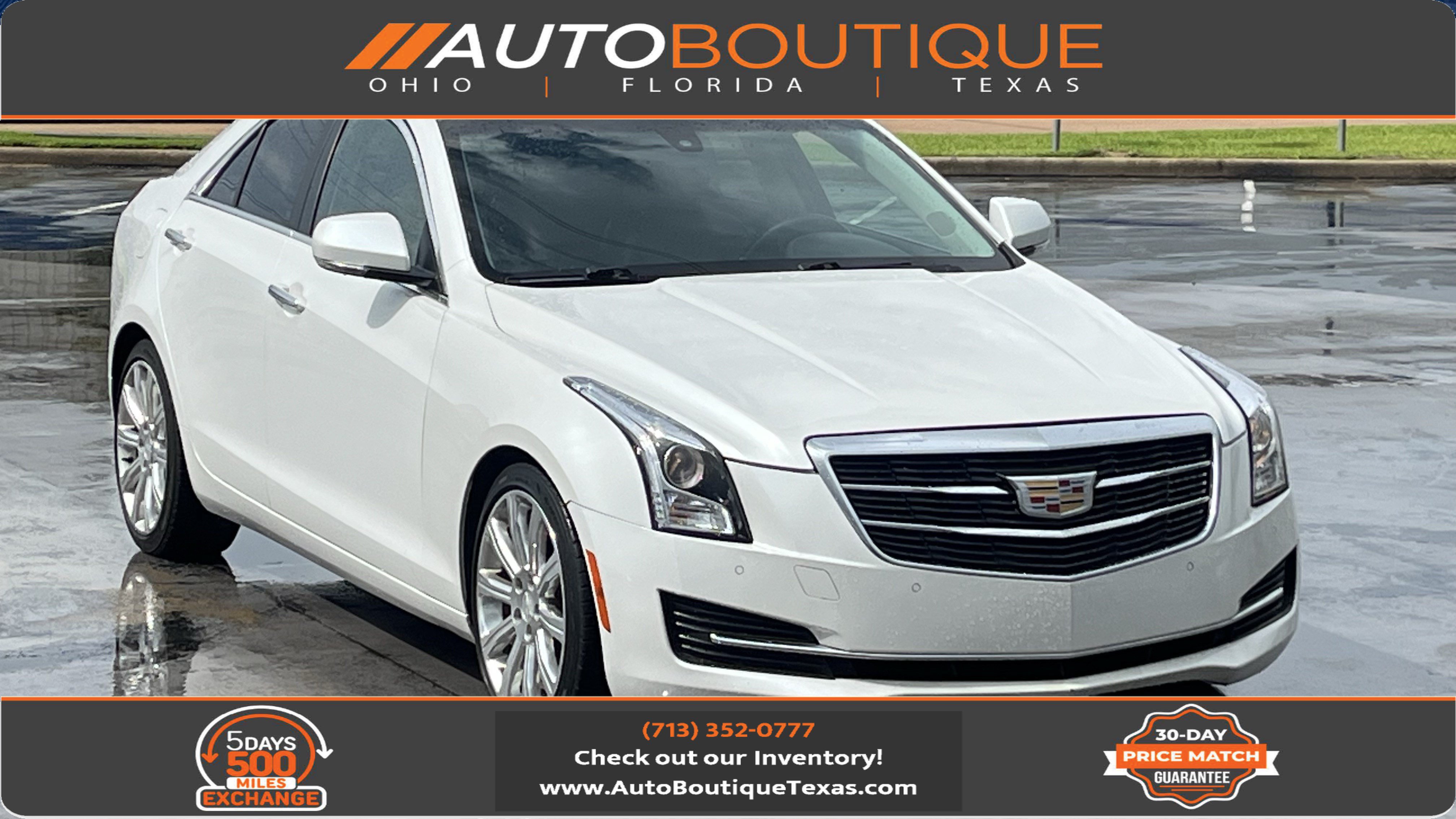 Used 2015 Cadillac ATS Luxury w/ Sun And Sound Package RWD image 1