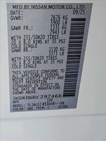 New 2025 Nissan Pathfinder Platinum image 16