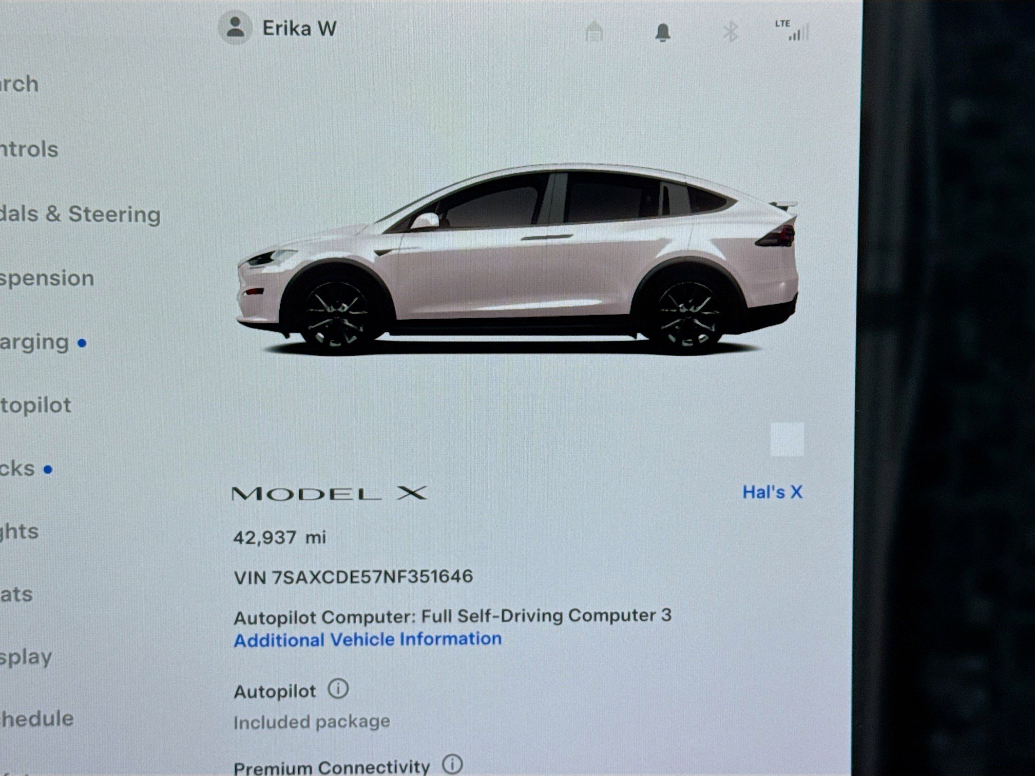 Used 2022 Tesla Model X AWD/4WD image 8