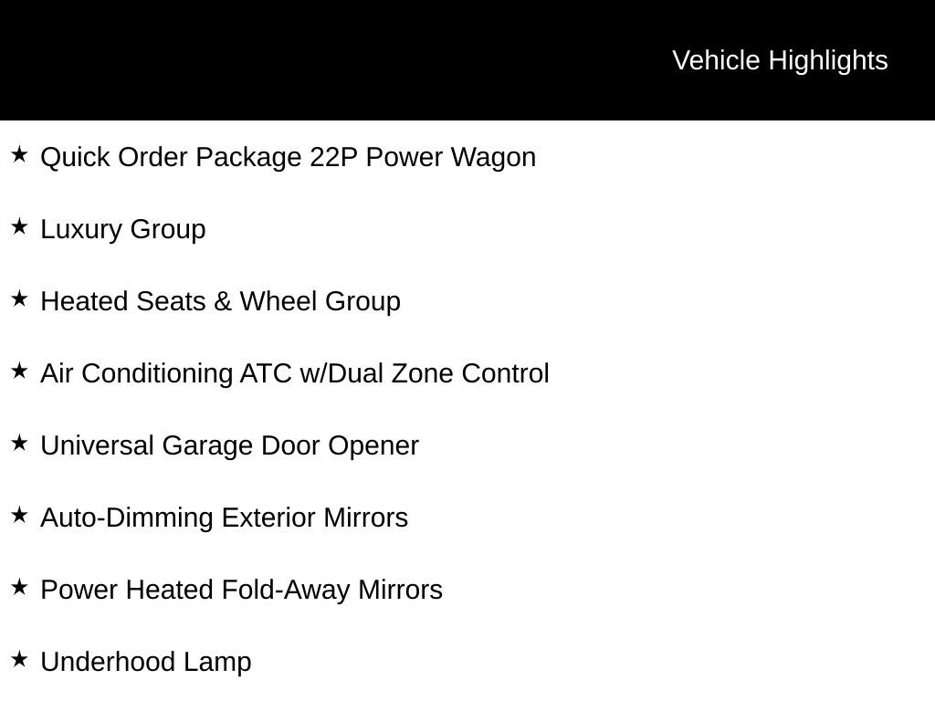 Used 2016 RAM 2500 Power Wagon w/ Luxury Group image 5