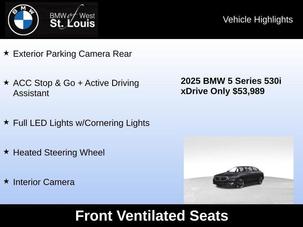 Used 2025 BMW 530i xDrive w/ Premium Package image 40