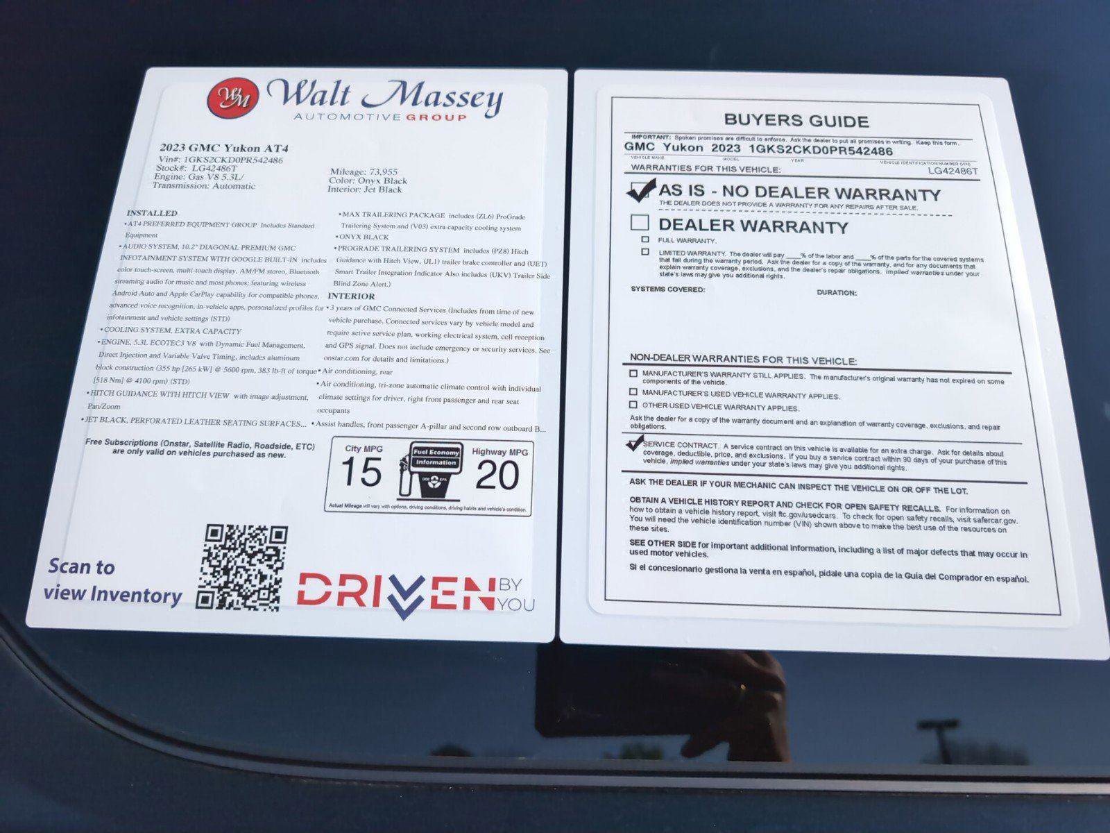 Used 2023 GMC Yukon AT4 w/ Max Trailering Package AWD/4WD image 9