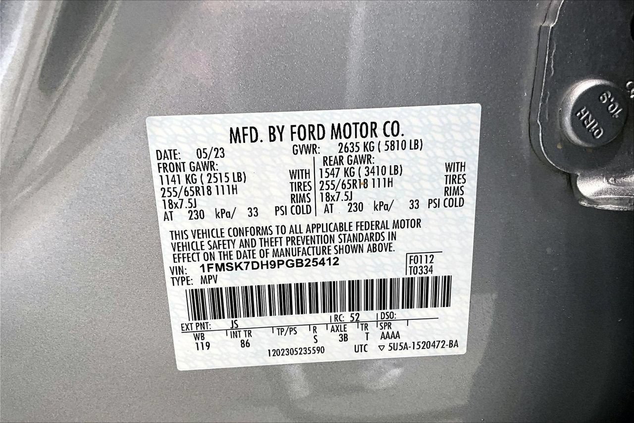 Certified 2023 Ford Explorer XLT RWD image 33