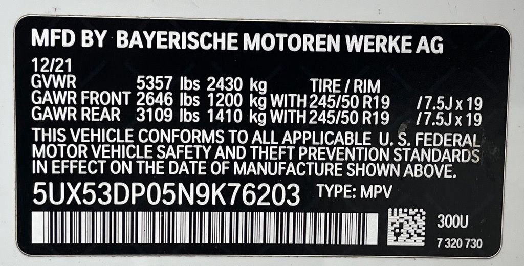 Used 2022 BMW X3 xDrive30i w/ Premium Package 2 AWD/4WD image 45