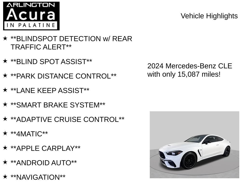 Used 2024 Mercedes-Benz CLE 53 AMG 4MATIC image 8