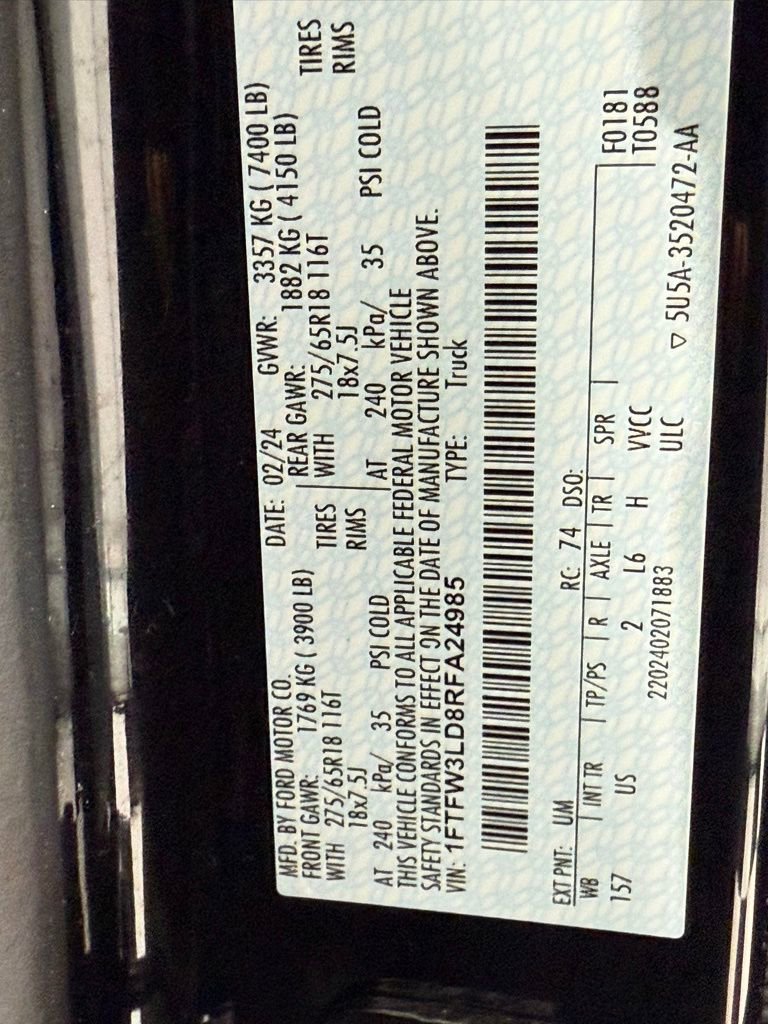 Used 2024 Ford F150 XLT w/ Equipment Group 302A MID image 46