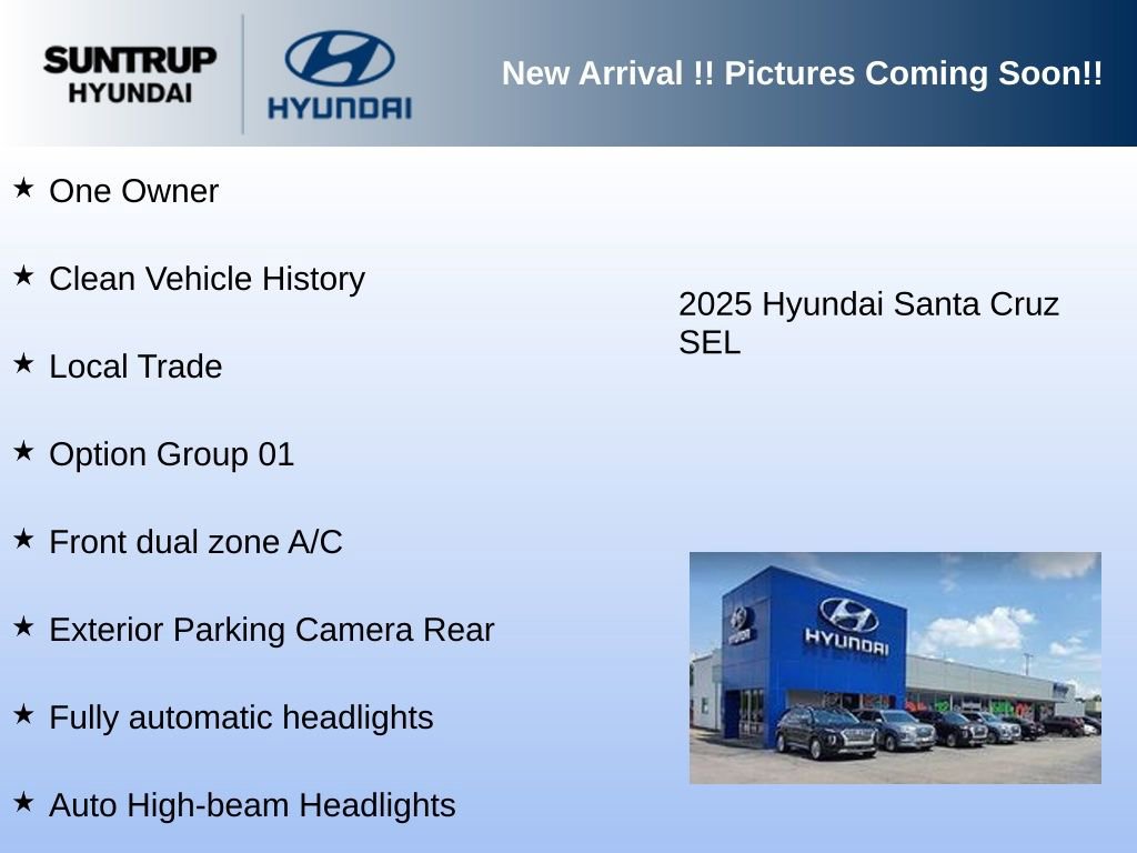 Used 2025 Hyundai Santa Cruz SEL AWD/4WD image 2