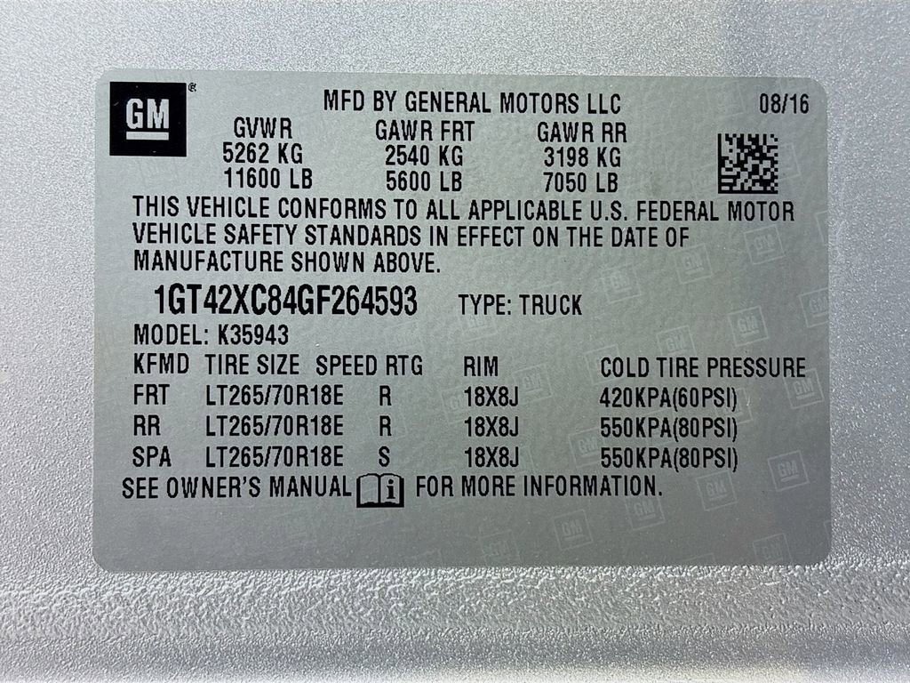 Used 2016 GMC Sierra 3500 SLT w/ Duramax Plus Package image 37