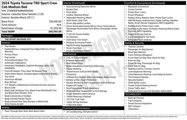 Used 2024 Toyota Tacoma TRD Sport image 7