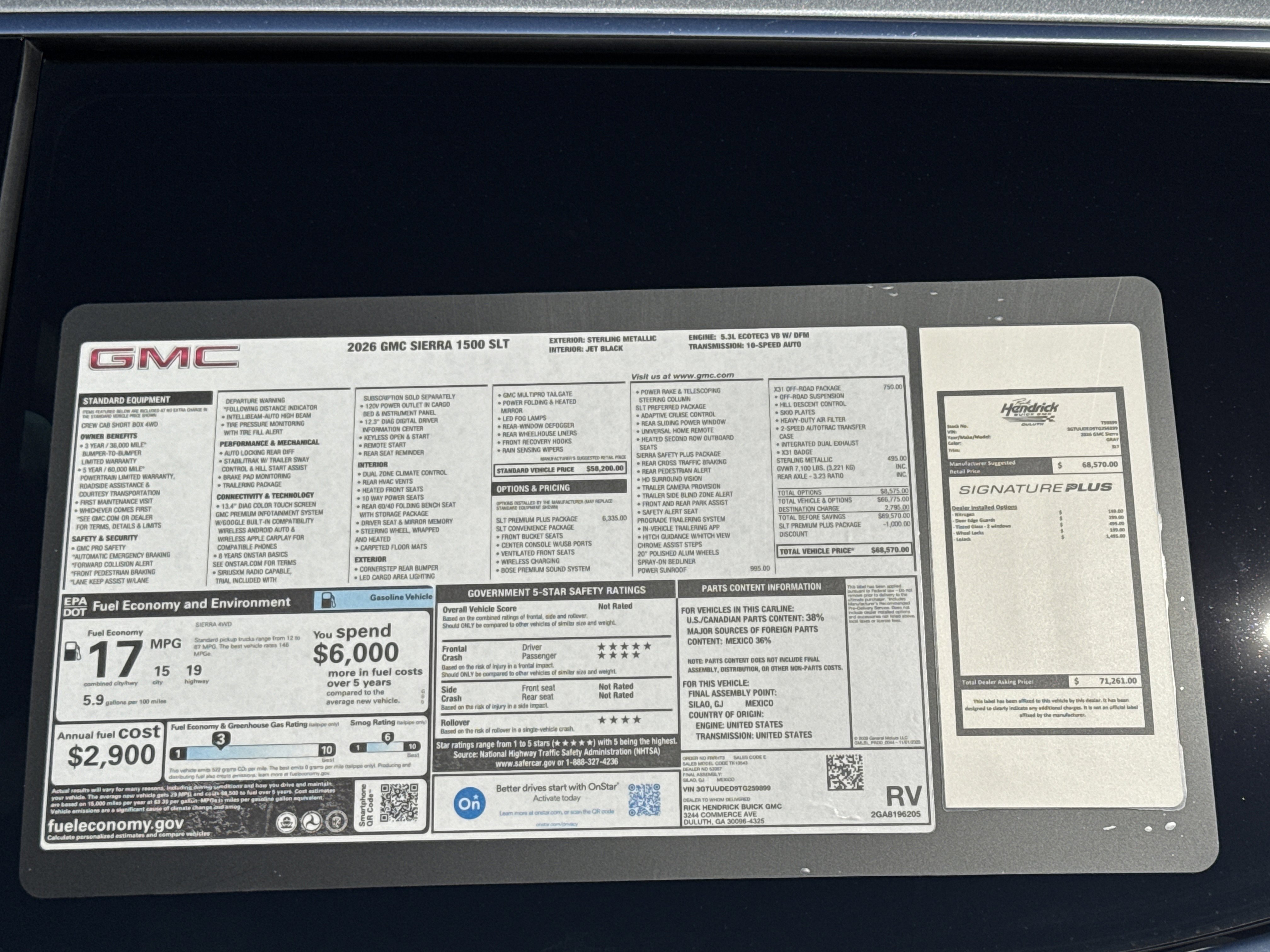 New 2026 GMC Sierra 1500 SLT w/ SLT Premium Plus Package image 36