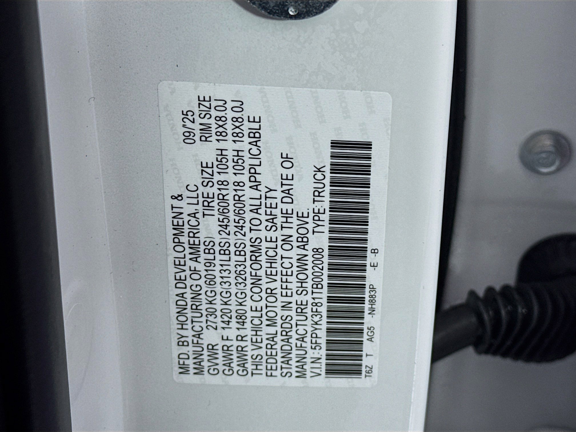 New 2026 Honda Ridgeline Black Edition image 33