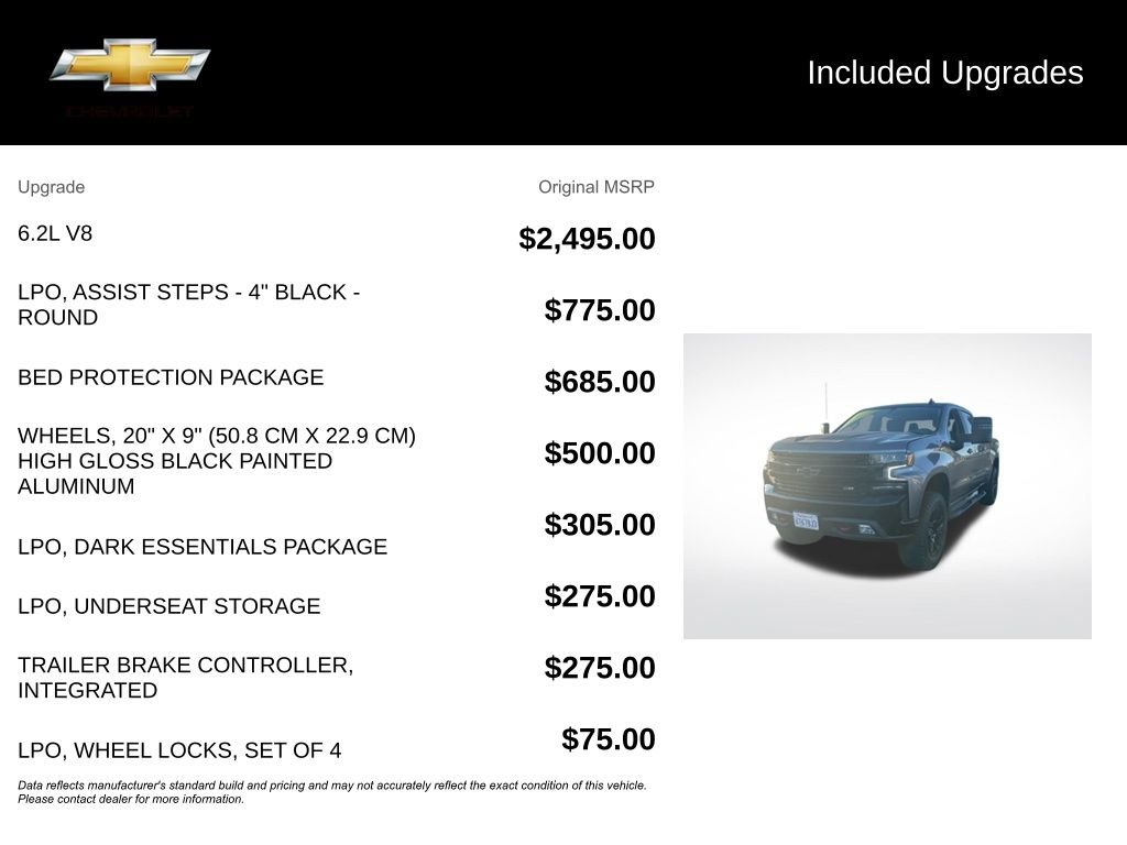 Used 2021 Chevrolet Silverado 1500 LT Trail Boss w/ Bed Protection Package image 5