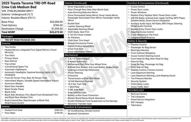 Used 2025 Toyota Tacoma TRD Off-Road image 6
