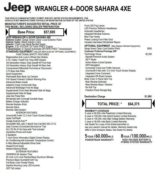 Used 2024 Jeep Wrangler Unlimited Sahara w/ Technology Group image 2