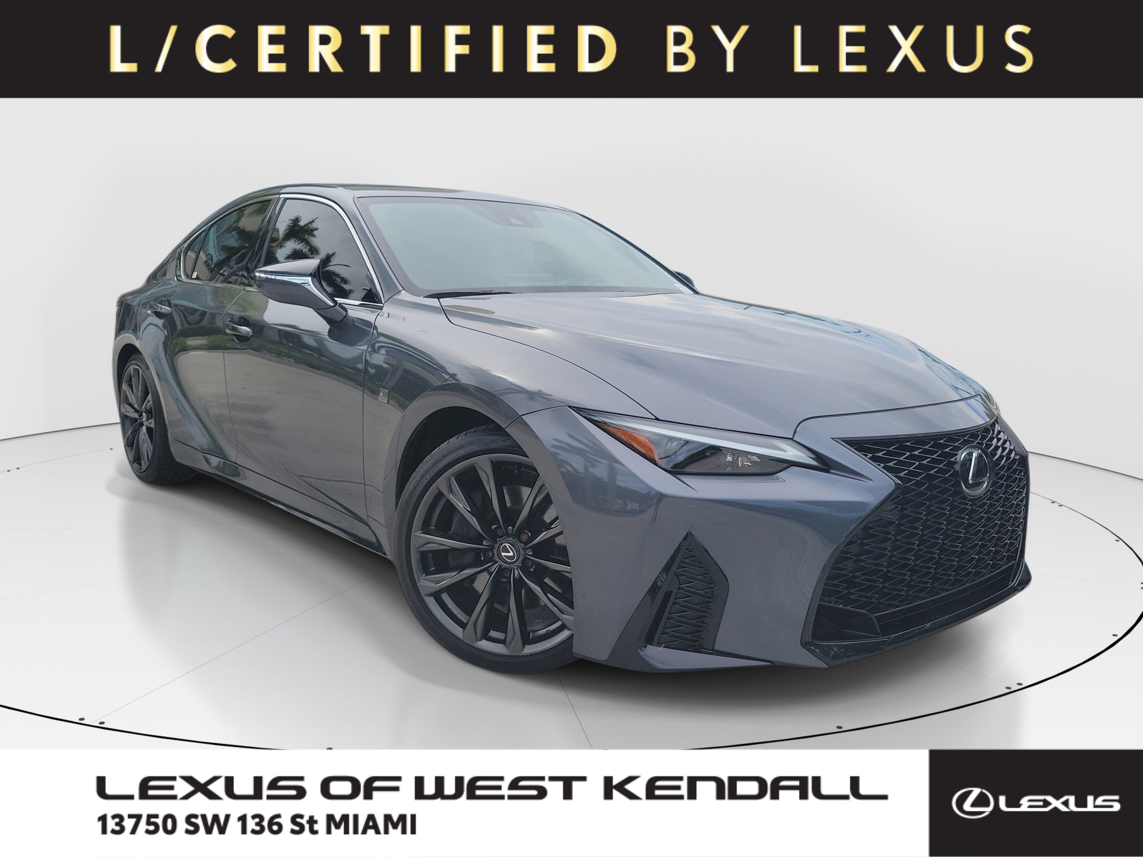 Certified 2024 Lexus IS 350 F Sport w/ Accessory Package 2 RWD image 1
