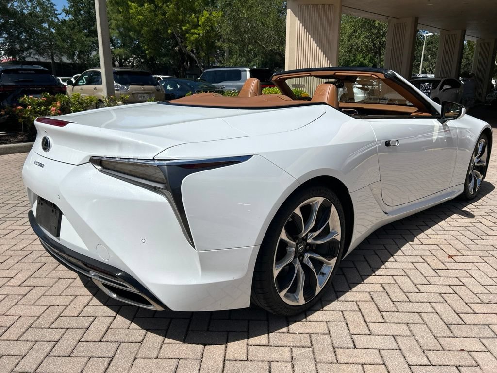 Certified 2021 Lexus LC 500 Convertible w/ Touring Package RWD image 3