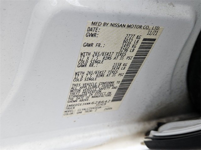 Used 2022 Nissan Frontier SV image 17