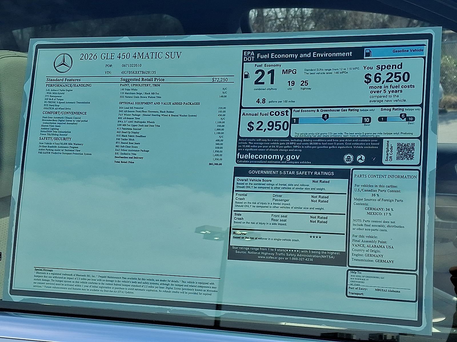 New 2026 Mercedes-Benz GLE 450 4MATIC image 19